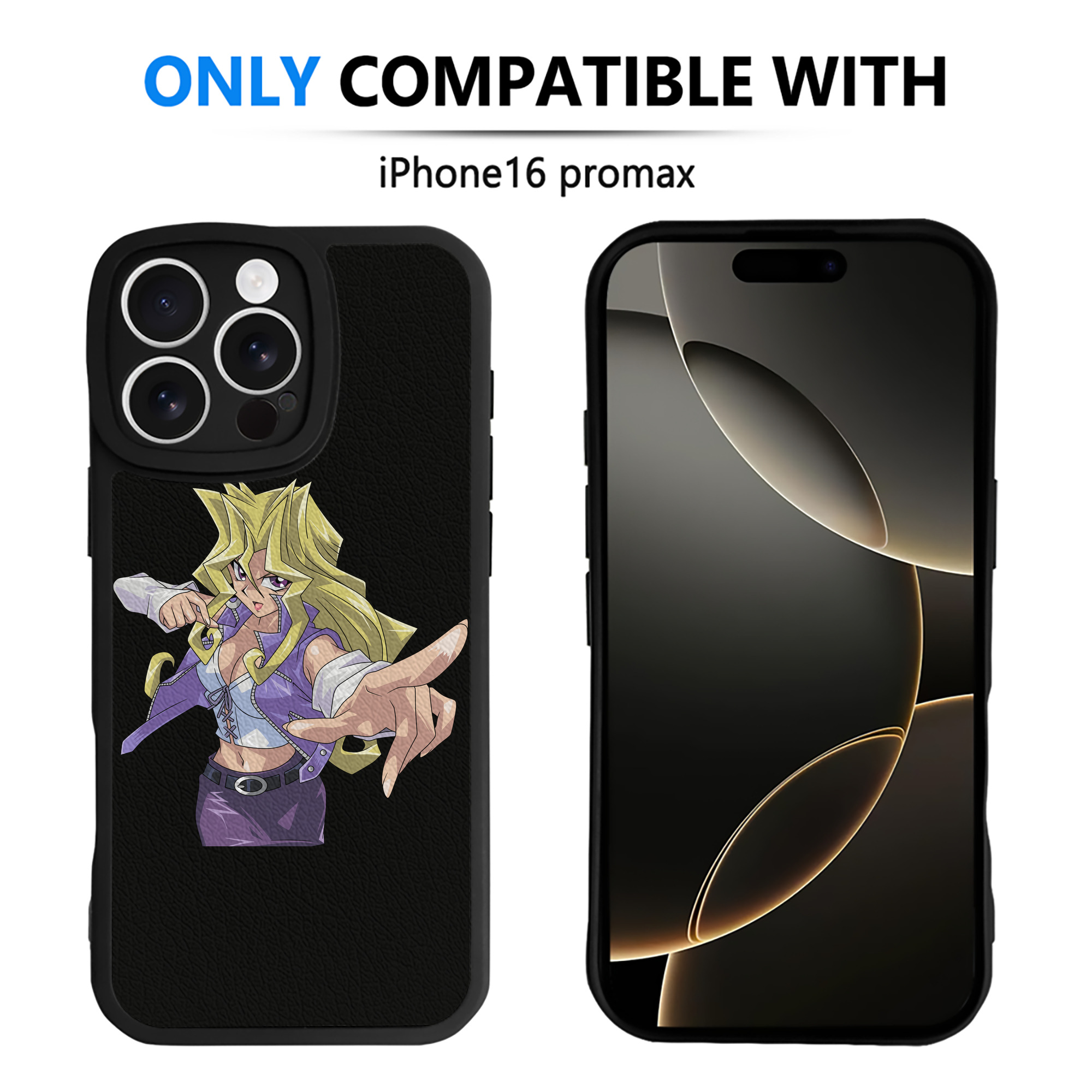 遊☆戯☆王 Yu-Gi-Oh! 【iPhone 16シリーズ対応】シリコンスマホケース（レザー調） 材質：シリコン